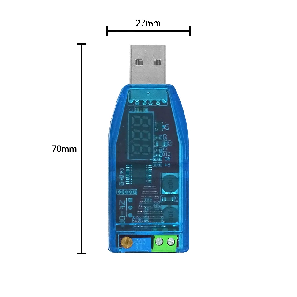 DC-DC 5V to 3.3V 9V 12V 24V USB Step UP / Down Power Supply Module Adjustable Boost Buck Converter Out DC 1.2V-24V