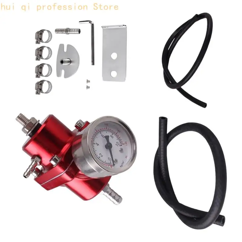 Einstellbarer Druckregler mit 0–140 PSI Druckmesser und Aluminiumgehäuse für die Reparatur von Fahrzeugsystemen H8WE – Detail 8