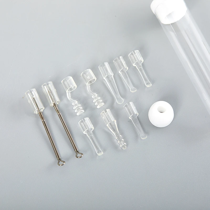 10Pcs/Set Ear Cleaner Replacement Tips 3.0-3.9 Mm Universal Outer Diameter Ear Cleaner Replacement Tips Ear Spoon With Box