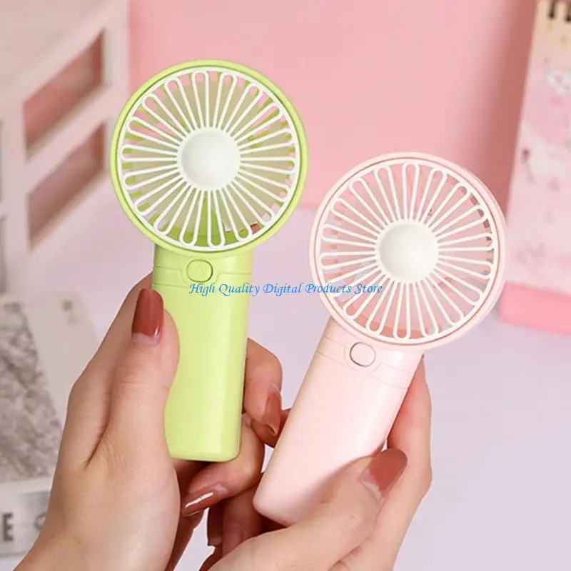U2JE Mini USB Fan Battery Powered Handheld Small Fan For Cooling During Travel Camping And Daily Activity