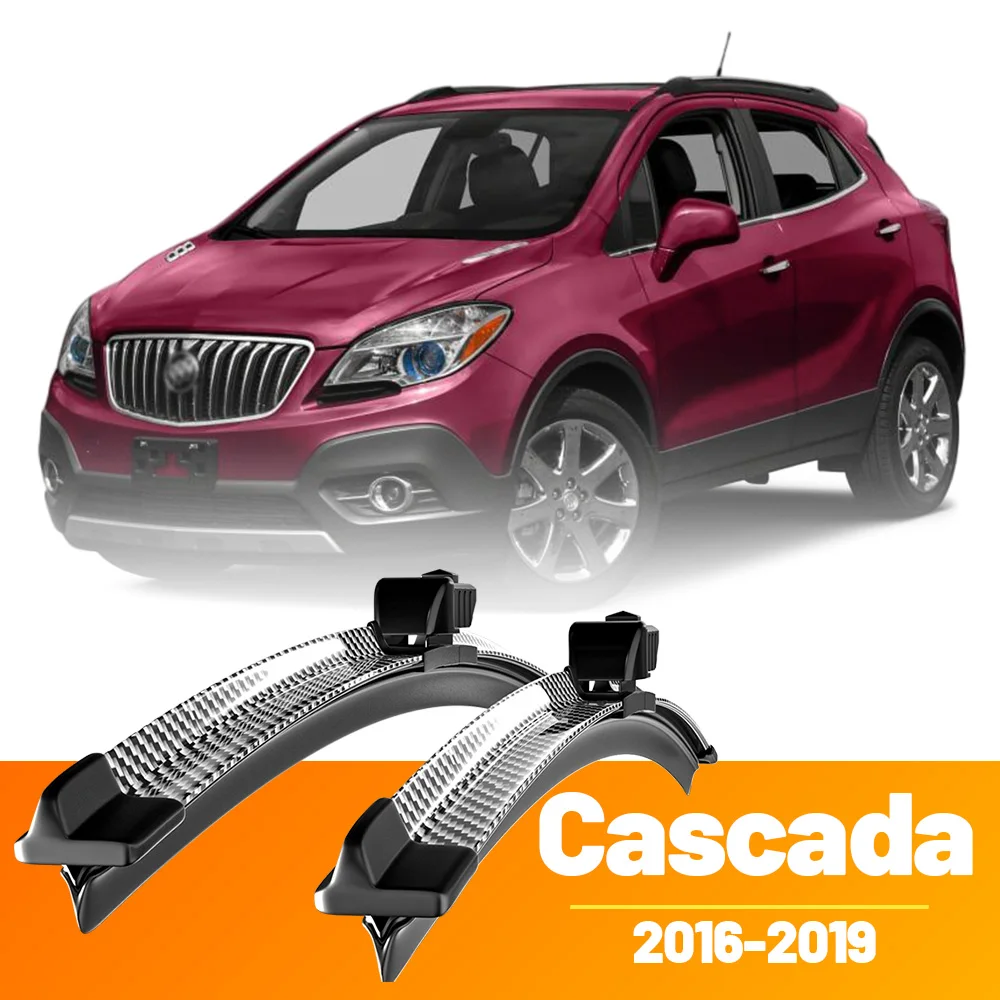 

2 шт., щетки стеклоочистителя переднего стекла, дворники из углеродного волокна для Buick Cascada 2016-2019 2017 2018