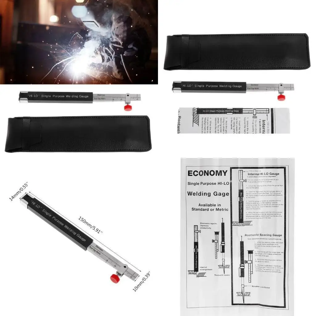 

Y1UD Internal Hi-Lo Gage Single Purpose Welding Gauge Determine Rootweld Spacing