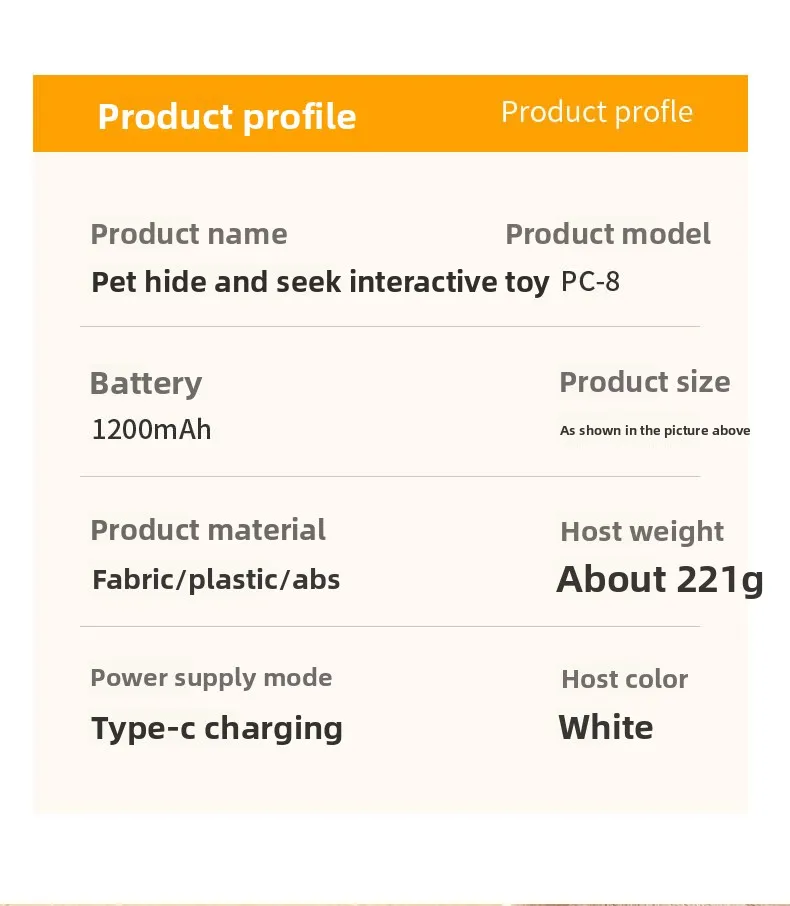 Cat Toys Interactive Hide and Seek Cat Toy with Mouse Squeaky Motion Activated Moving Concealed Feathers Kitten Teaser Toy