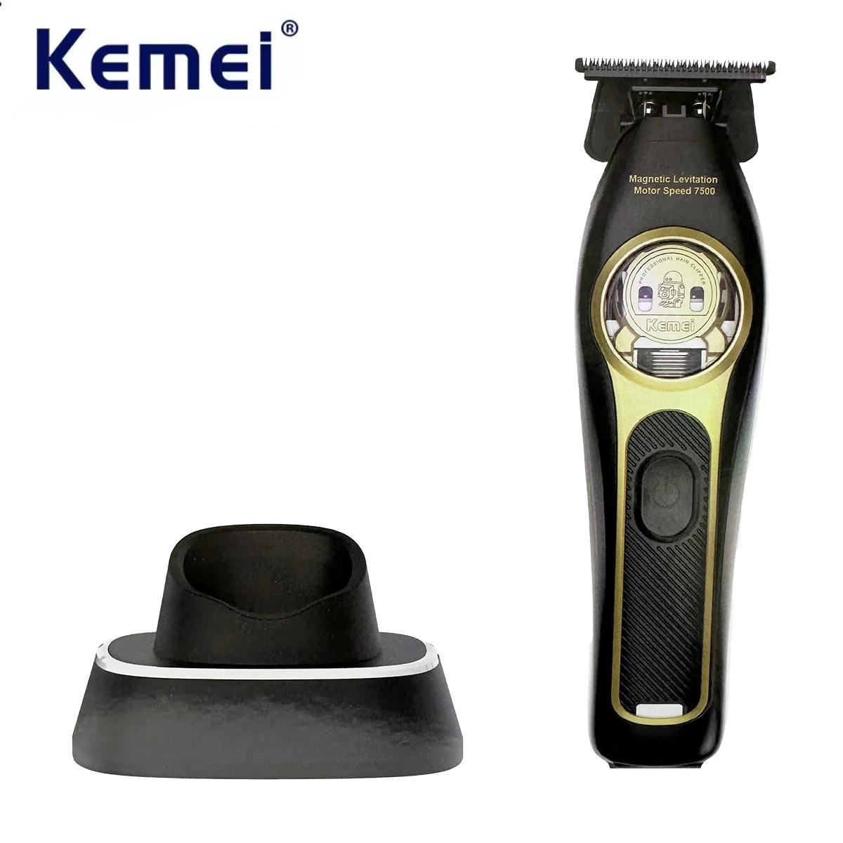 Kemei 2268 Cordless Barber Electric Hair Trimmer Zero Gapped Edgers Liners Hair Clipper Rechargeable Finish Hair Cutting Machine