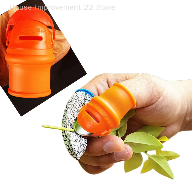 Fruit And Vegetable Picking Potted Plants Trim Gardening Thumb Knife Thumb Cutter Gardening Tool For Picking Fruit Vegetable