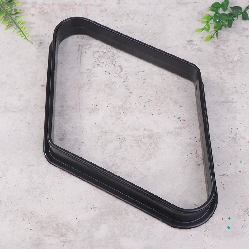 Picture 6: 【M】Reusable 9-Ball Pool Rack, Durable Plastic Triangle Frame for Pool Table Ball Organization, Billiard Accessory for Black 8