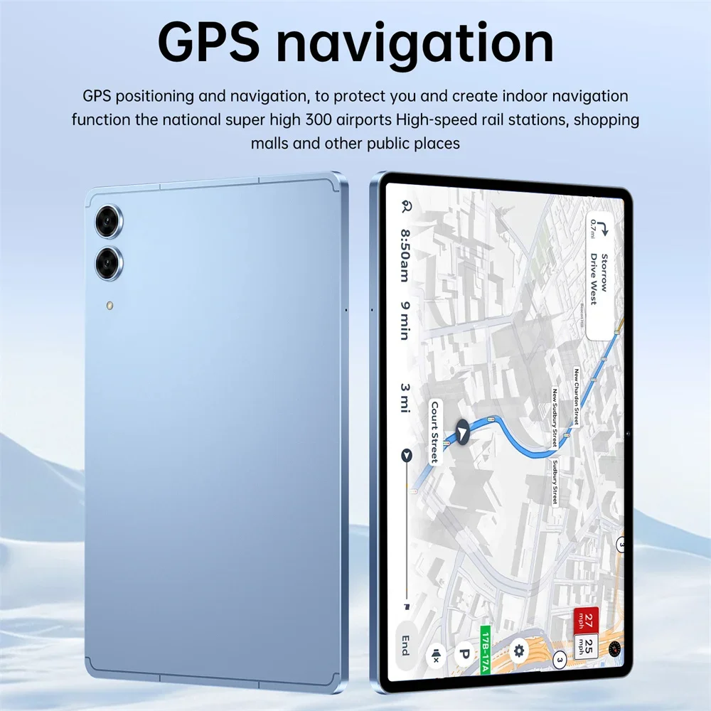 CHOTOG NEW Pad 7s Pro Tablet Android 15 Tab PC 10.1 Inch 16+32MP Camera 10000mAh Face Unlocked 5G Dual SIM Long Battery Wifi GPS Tablets For Men Women