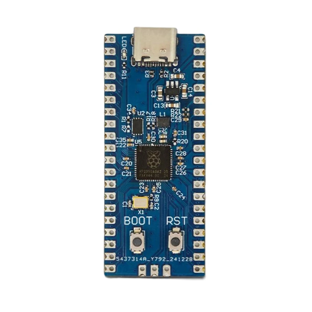 RP2350 Microcontroller Pico 2 Development Board for Raspberry Pi Type-C Interface with LED Indicator Light