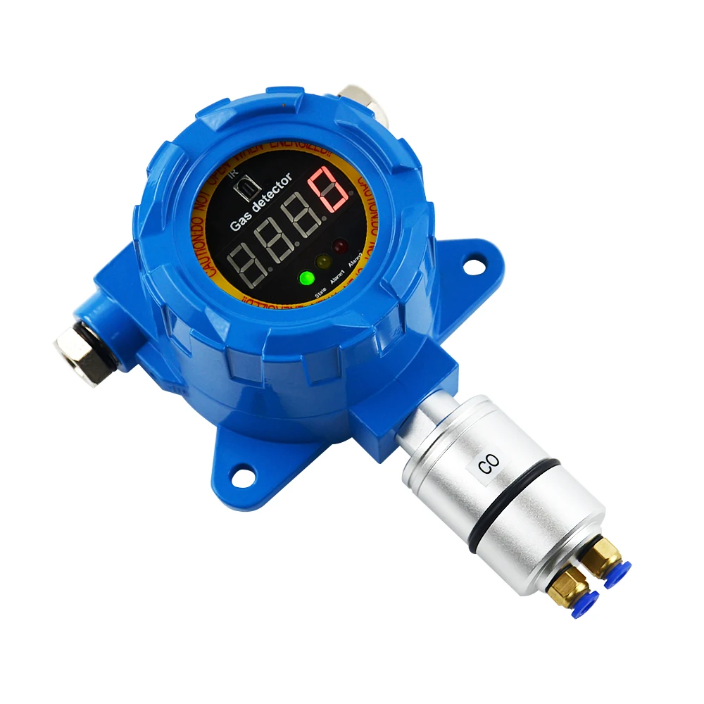 4-20mA Online Fixed Oxygen Analyzer Wall Pipe O2 Leak Detector