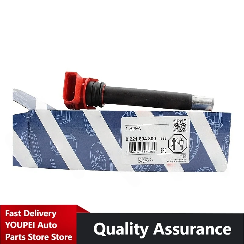 

6PC Red-Top Ignition Coil for Audi 3.0, 3.2, A4, A5, A6, Q5, Q7. P/N: 06E905115F, 06E905115E, 0221604800, 06E905115A, 06E905115B