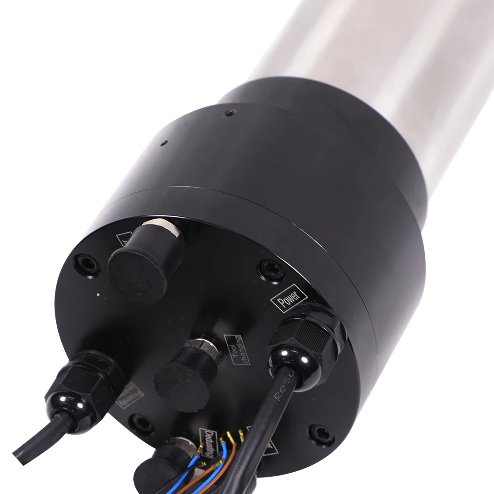 HQD 2.2Kw ISO20 30000rpm 220V Water Cooled ATC Spindle Motor for Metal Milling Robotic Polishing and Deburring GDL80-20-30Z/2.2