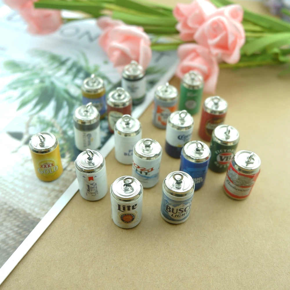 Cute Beer Charms for Earring Bracelets Jewelry Making