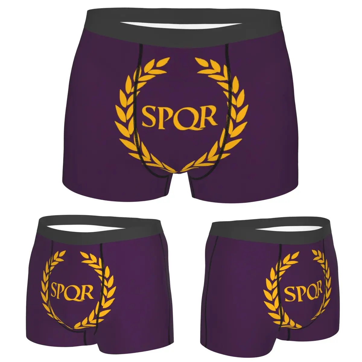 

Boxer Underpants Shorts Camp Jupiter Spqr 7 Panties Men's Soft Underwear for Homme Man Boyfriend Gifts