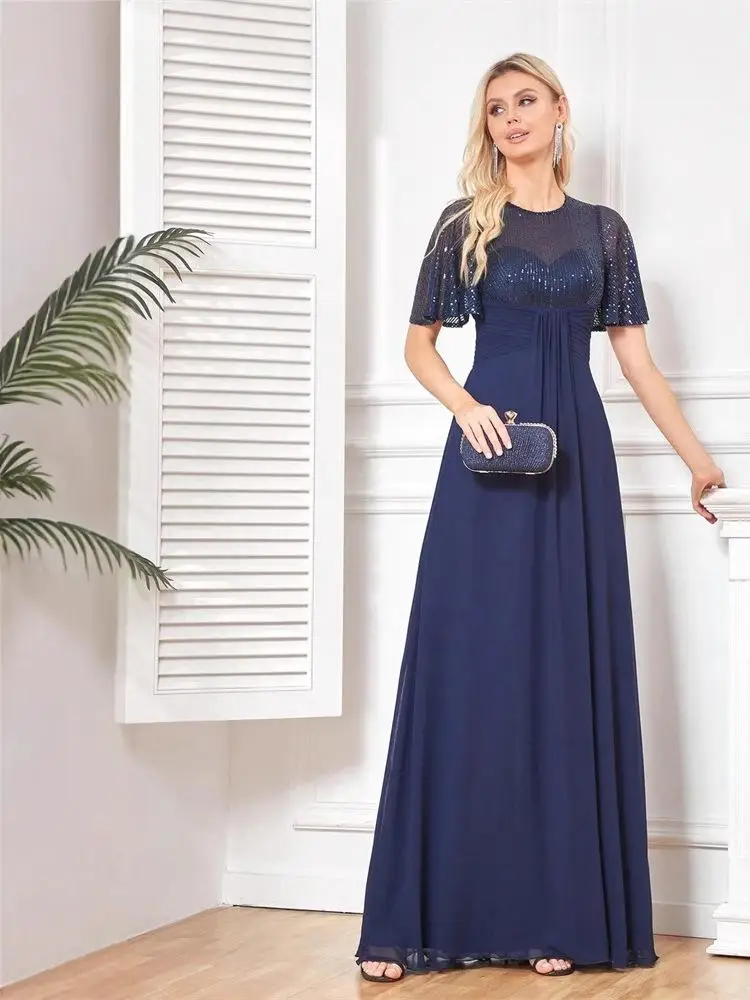 

Blue ort Sve Long Dr Slim Fit Вечернее платье Fi Tail для женщин с низкой талией из атласной ткани Par Dr Wedding Dr