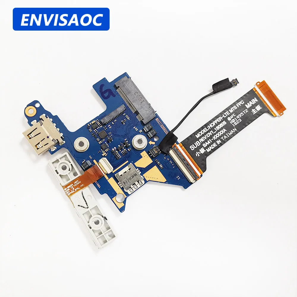 OEM For Samsung Chromebook Plus XE520QAB XE521QAB XE525QBB Laptop USB Jack Port Switch Power Button Board Cable BA41-02682A