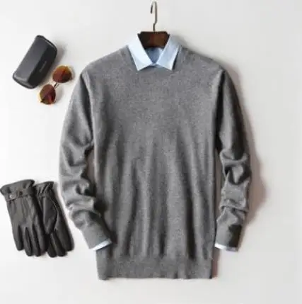 Cashmere Cotton Blended Pullover Sweater Men Clothes 2024 Autumn Winter Ropa Hombre Warm Jumper Pull Homme Knitted Sweaters