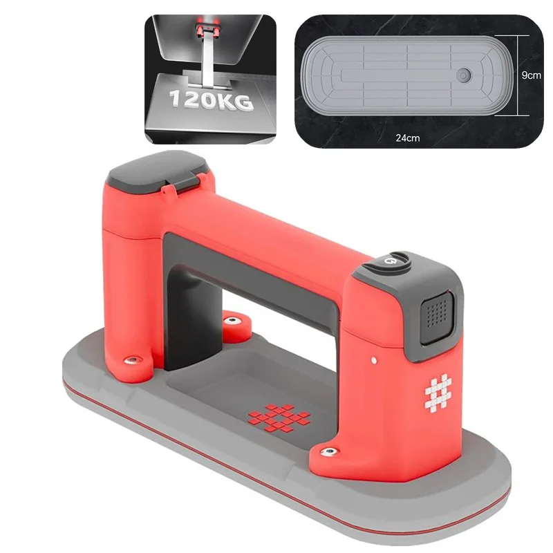 

Перезаряжаемая мощная электрическая вакуумная присоска для длинной узкой стеклянной плитки, подъемная панель, сверхмощная подъемная присоска