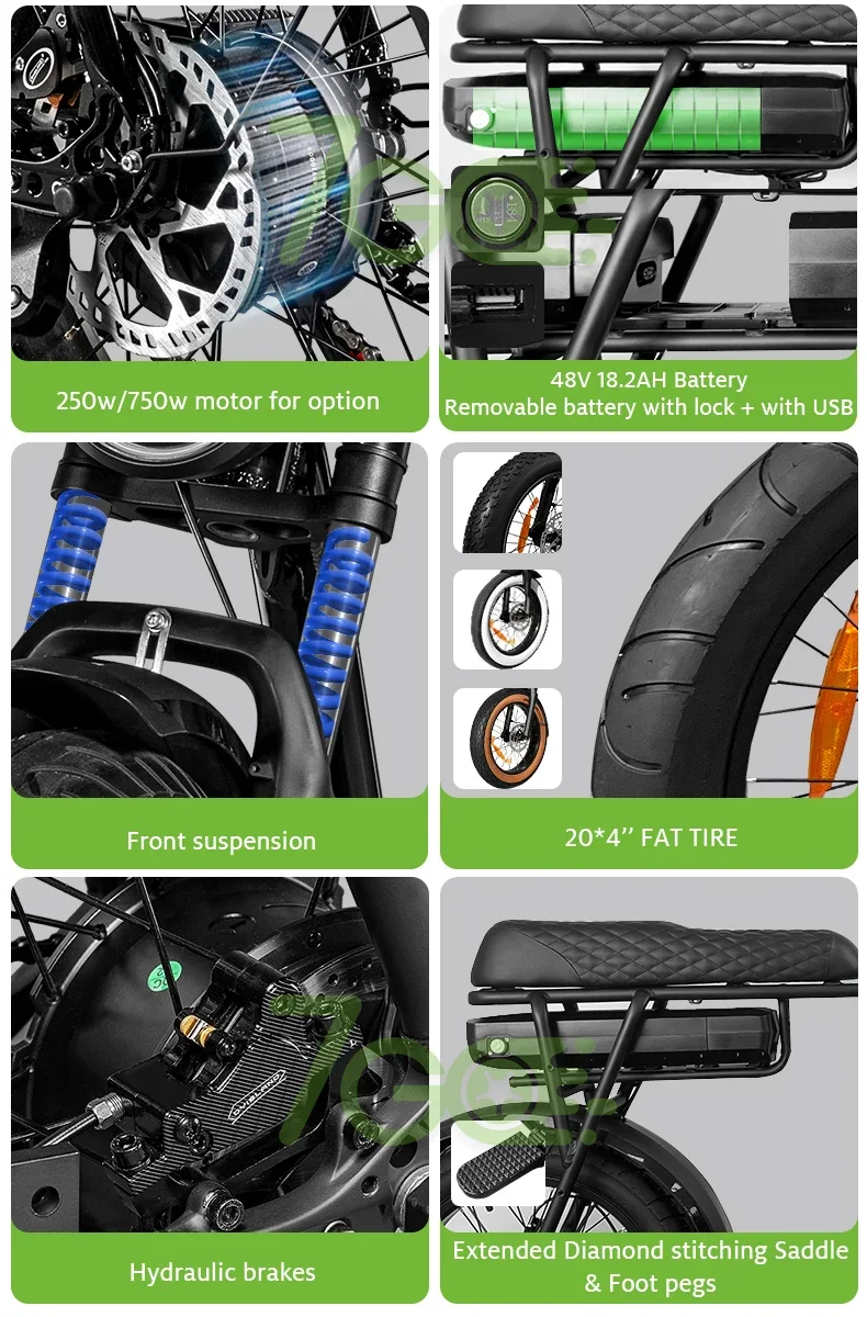 7Go EB4 EB2 NL  Regulation  Eu warehouse Electric Bike  20inch  Tire E-bike 750w  Bicycle 45km/h Top speed Adult Fatbike