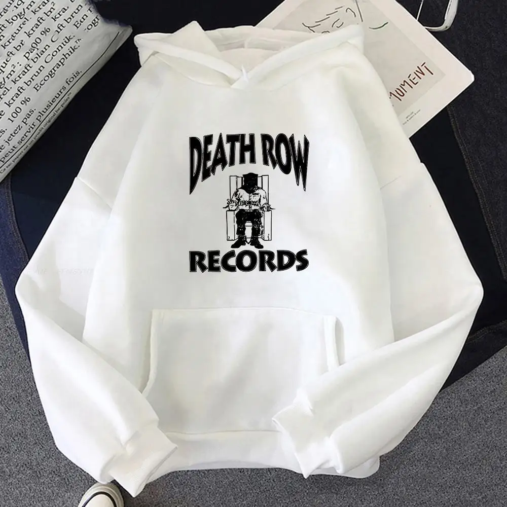 DEATH ROW RECORDS HOODIE High quality aesthetic pattern men's hoodie hip-hop autumn and winter casual boy outerwear sportswear