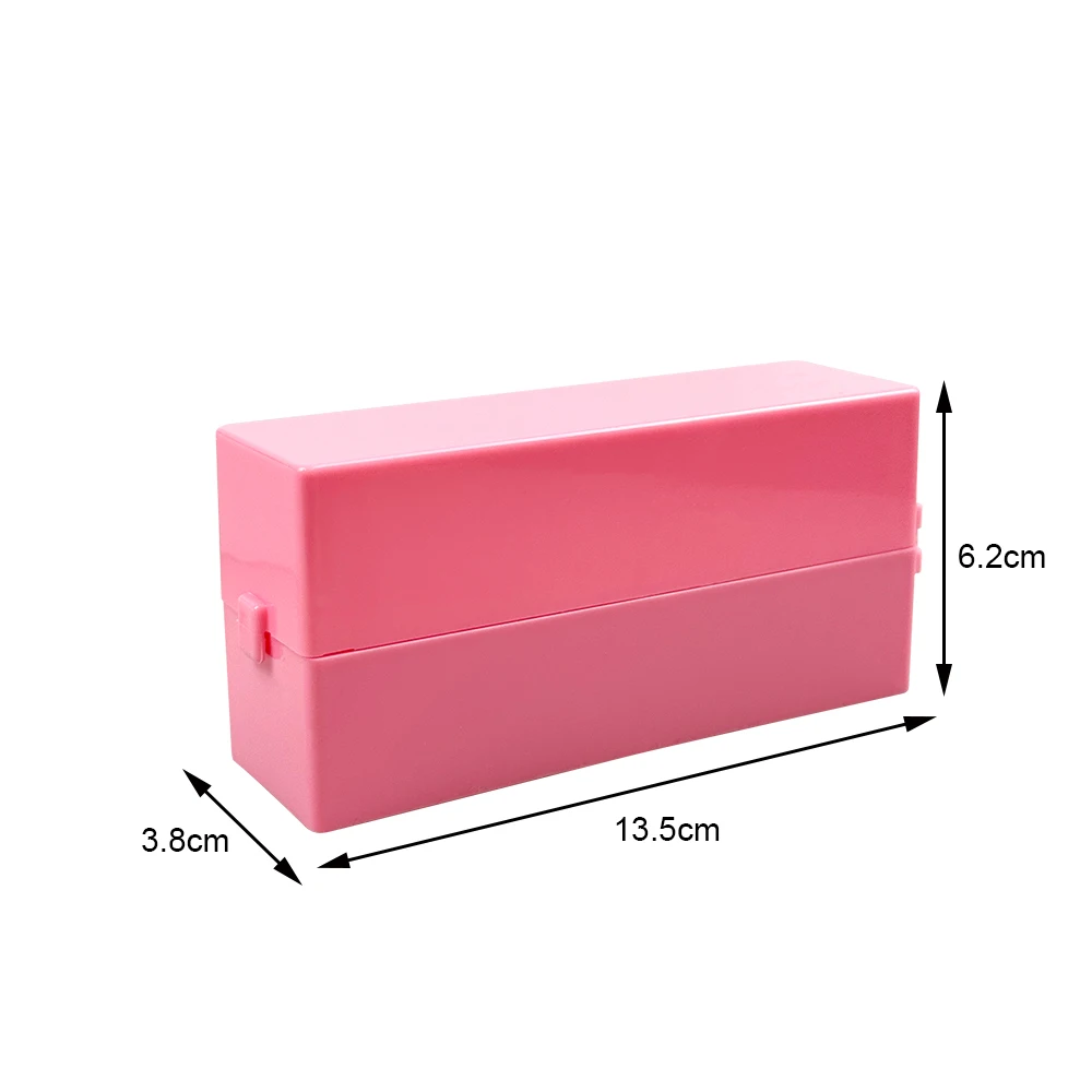 30 Hole Plastic Dental Bur Holder Box With Clamshell Dentistry Grinding Head Endo File Holder Instrument Drill Disinfection Case