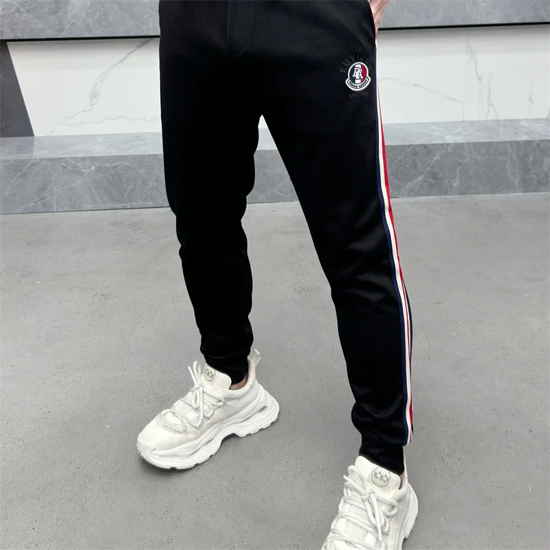 Männer Hosen Casual Sport Hose hochwertige Pantalon Homme Print gestreifte Hose Streetwear männliche Hose Dressing neue Jogger Hip Hop