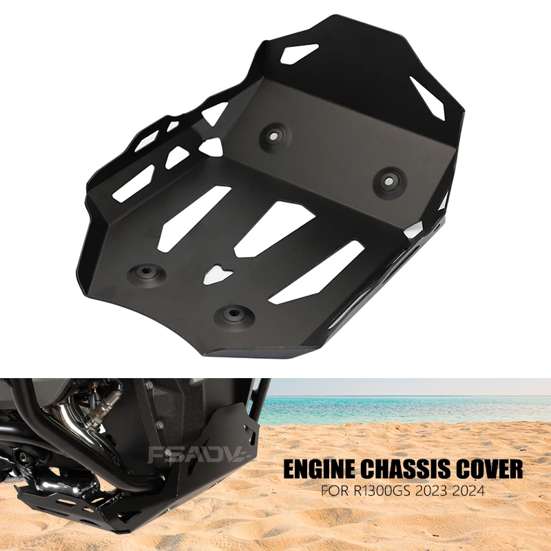 

Для BMW R1300GS R 1300 GS R 1300GS 2023 2024 2025 Защитная пластина двигателя Защитная крышка для живота и поддона Защитная пластина картера