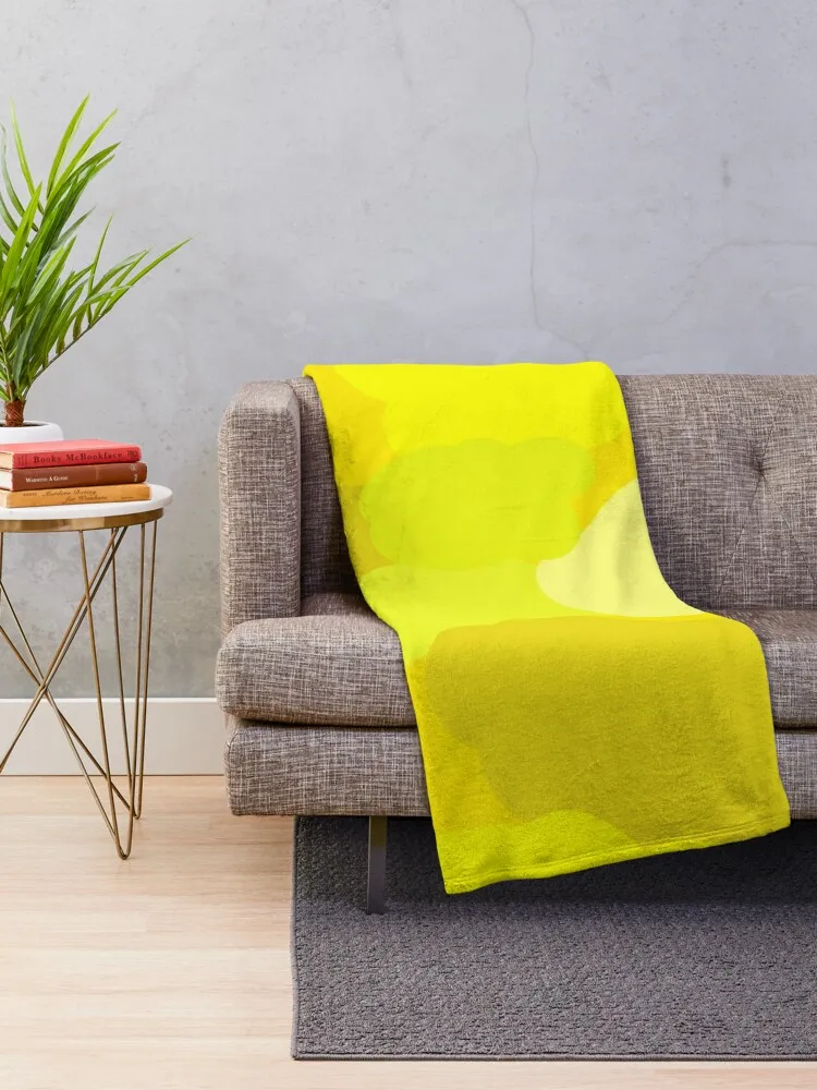 Golden Radiance: Shades of Yellow Throw Blanket Weighted Multi-Purpose Blankets