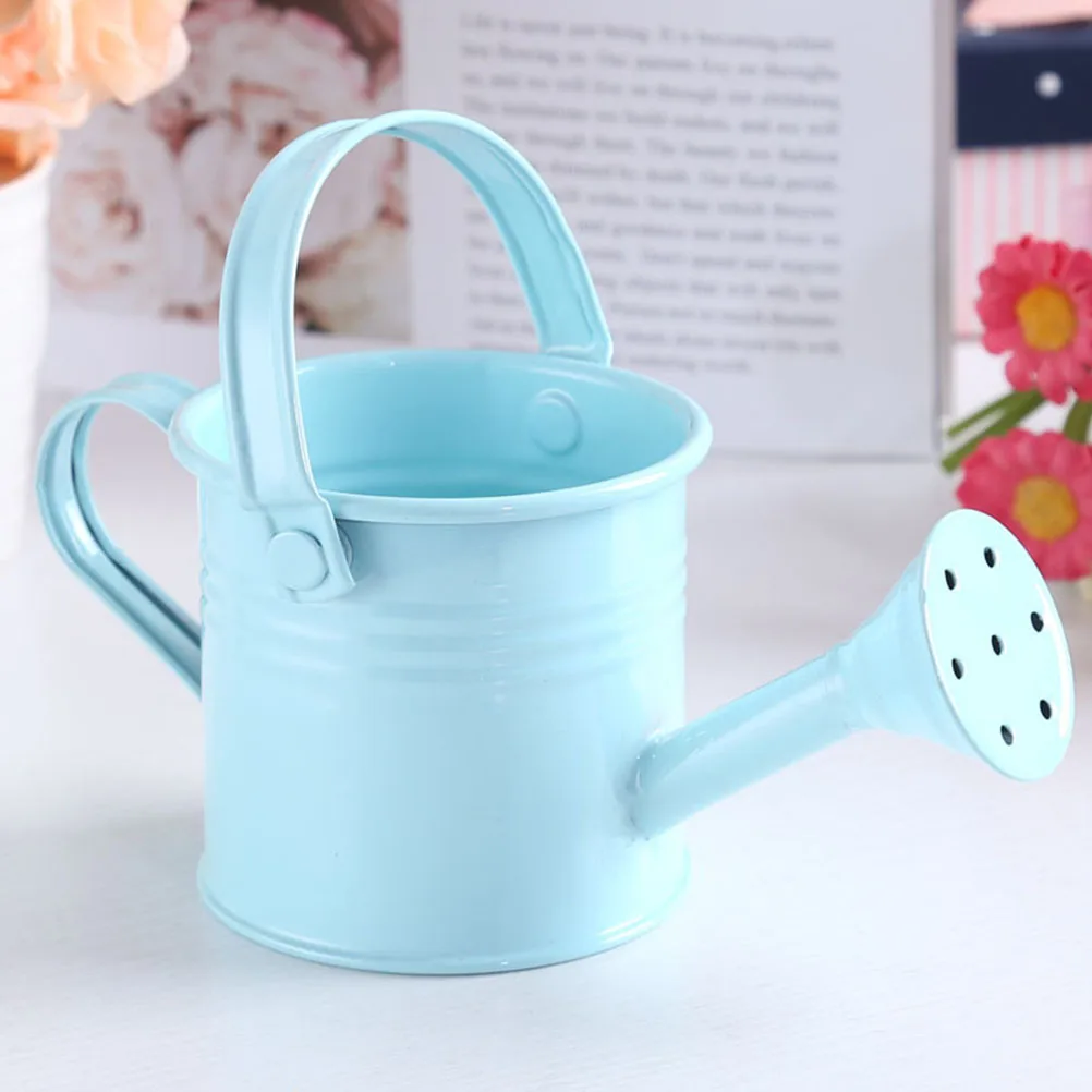

6 шт., маленький чайник для полива малышей для детей, комнатные растения, детский горшок, металлические контейнеры для полива, садовый инструмент, уличное использование
