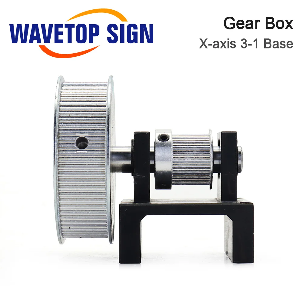Gear Base Set Machine Mechanical Parts 3M Reduction Box Idler Pulley Tensioner Timing Pulley for Laser Engraving Cutting Machine