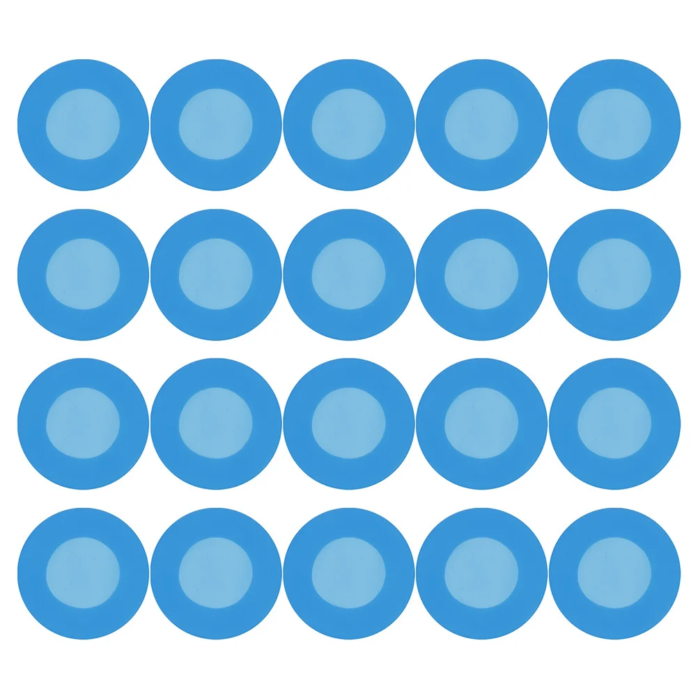 20 قطعة أغطية رأس سماعة الطبيب سيليكون المحمولة استبدال الملحقات واقية نقل الصوت سماعة الطبيب يغطي