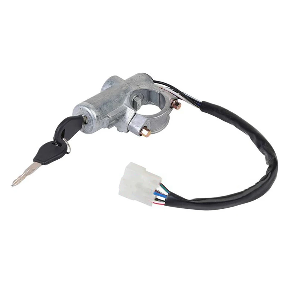 Ignition Switch Lock Cylinder with Key for Nissan D21 Pickup M/T 1986 1990 1994 and Pathfinder E SE XE 2.4L L4 3.0L V6 1987-1995