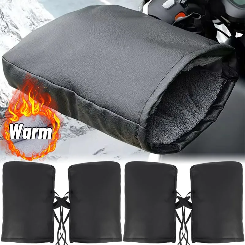 Motorcycle Handlebar Muffs Winter Equipment Mitts Warmer Gloves Waterproof Handmuffs Bicycle Handle Cover Hand Covers Warmers