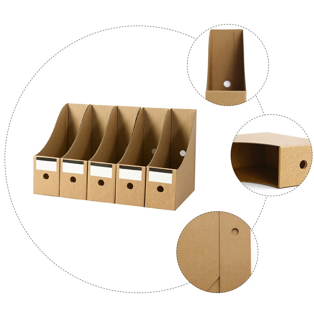 

1 Set File Document Storage Rack Desktop Organizer Stand For Office Files Folders Holder Space Saving Modern Design File