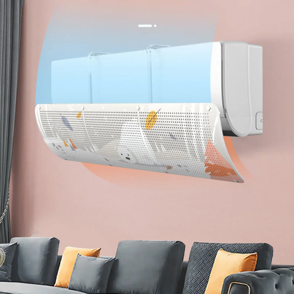 

Anti Direct Blowing Air Conditioner Deflector Plastic Wall Mounted Easy Install No Punching No Paste Indoor Air Conditioner Wind