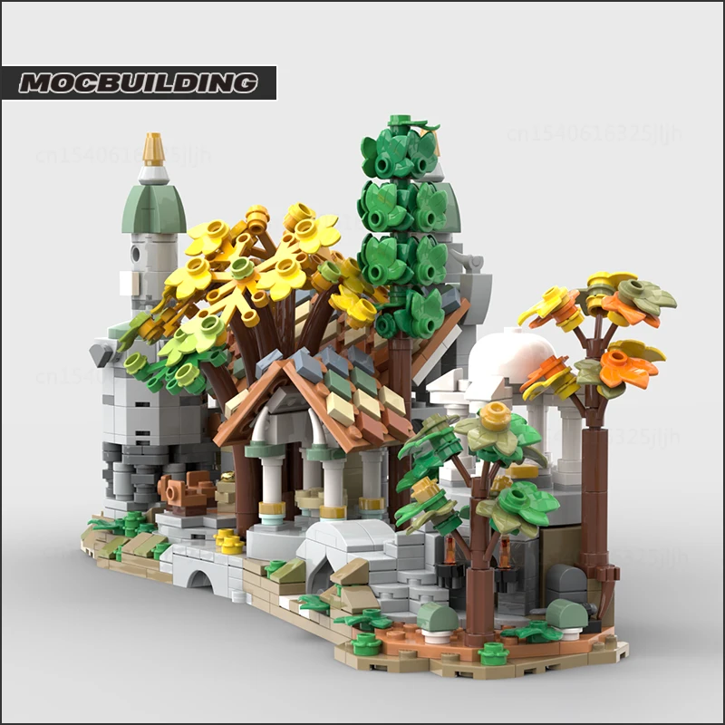 The Rings Movie Scence Moc Building Blocks Mini 10316 Winter Version Technology Bricks Creative Display Model Toys Gifts