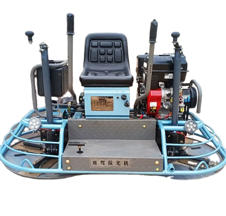 Driving Type Power Trowel Machine Ride on Concrete Troweling Machine Seated Power Trowel With Good Price for Sale