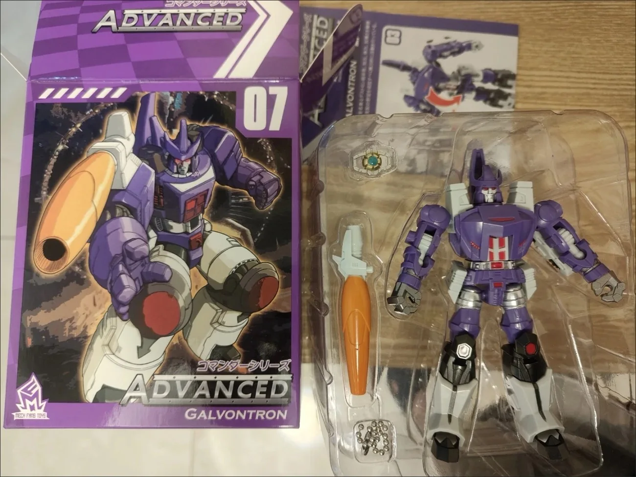 변형 장난감 MFT G1 MF-07 소규모 고급 갈바트론 포켓 전쟁 모델 변형 가능한 로봇 액션 피규어 선물 수집품