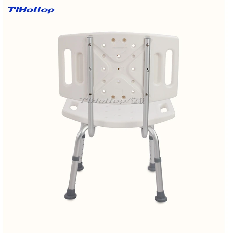 Tlhottop-Height Adjustable Aluminum Alloy Stool, Thickening Chair for the Elderly, Pregnant Women, Bathroom Bath Chair