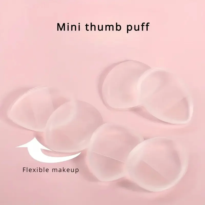Silicone Finger Air Cushion Sponge Powder Puff Reusable Fingertip Makeup Powder Puff Liquid Foundation Concealer Makeup Puff