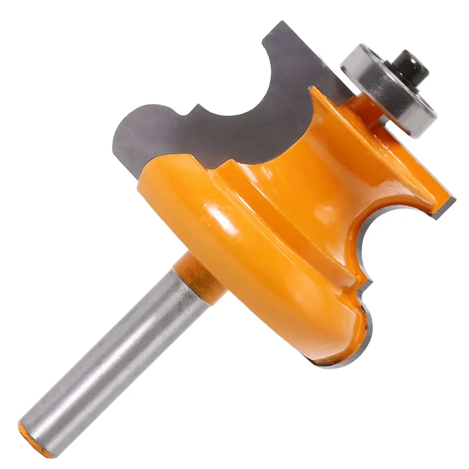Arden Tool Edge Moulding Router Bit, 8mm Shank, Carbide Tipped for Woodworking, Door Frame Cabinet Trim