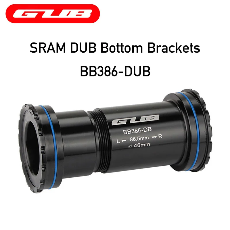 

GUB BB386 86.5mm DUB Bicycle Bottom Brackets Press Fit Axis for MTB Road Bike Parts for 28.99mm SRAM DUB Crankset Chainset BB