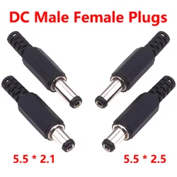 5/20/100PCS 5.5mmX2.5mm Male Jack DC Power Plug 5.5*2.1mm Solder Type Adapter Adaptor Connector DC Barrel Plugs