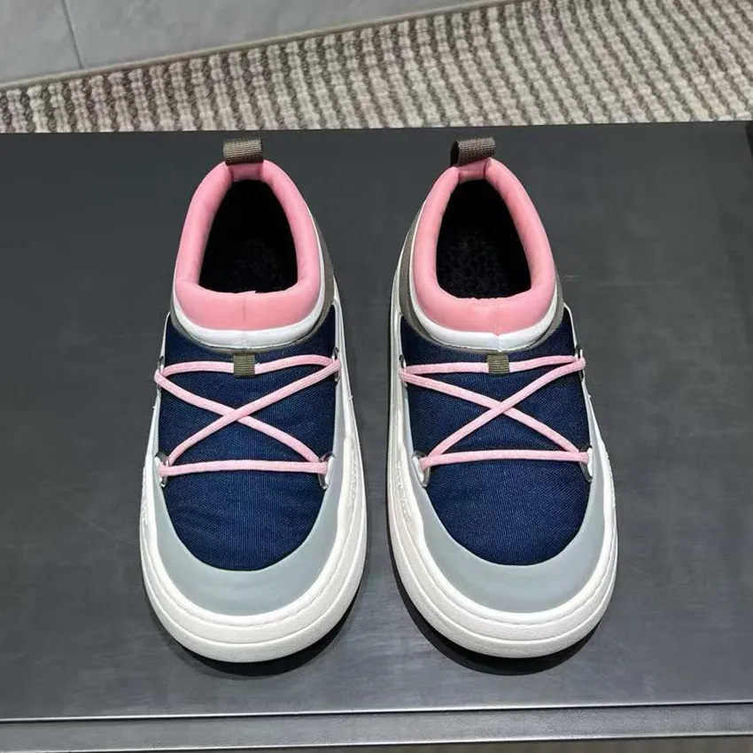 

Non refundable waterproof thick soled snow boots, women's sheepskin and fur integrated winter 2025 new anti slip cowhide cotton