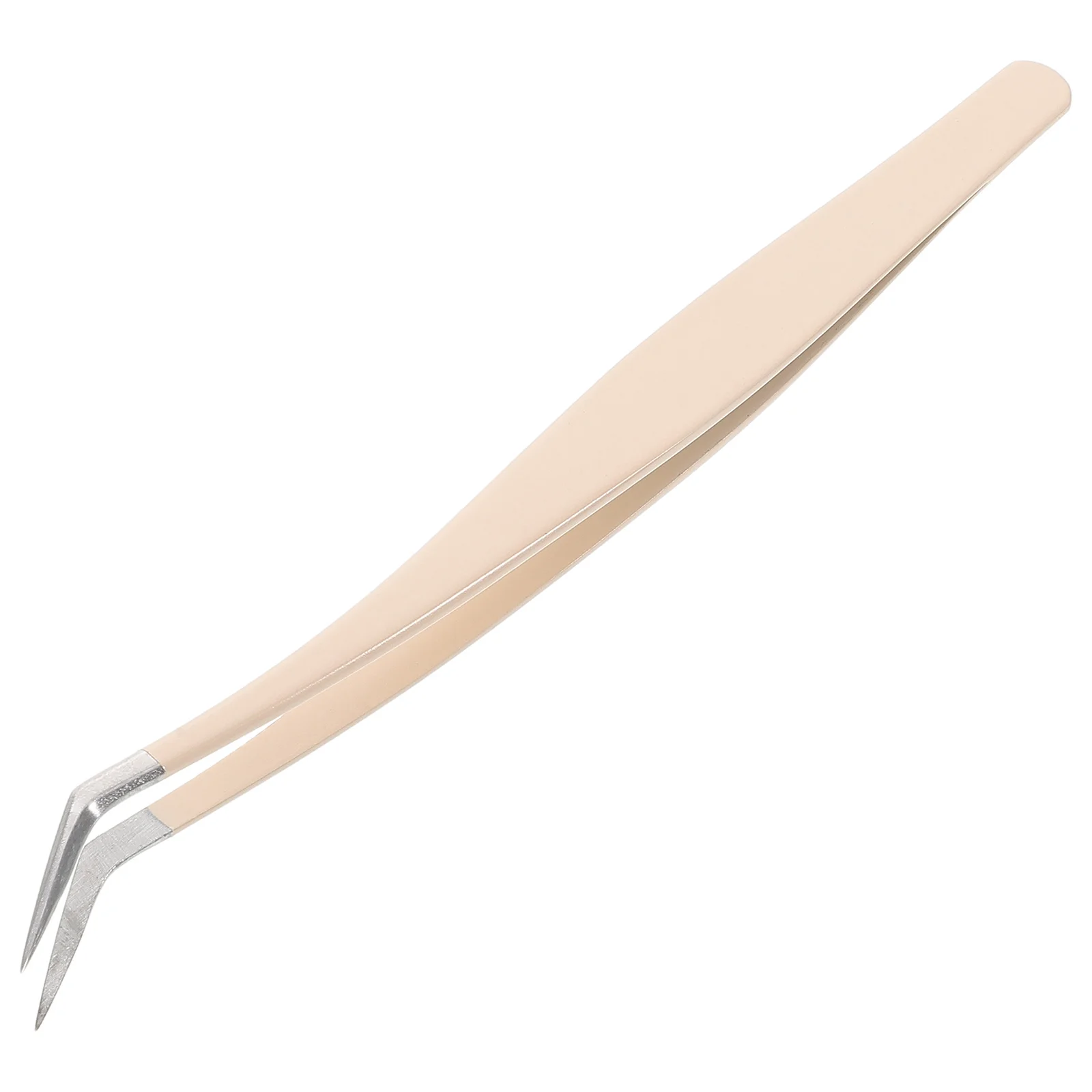 Precisie wimperpincet, gebogen gebogen punt, multifunctioneel schoonheidshulpmiddel voor toepassing van valse wimpers, dubbele ooglidsticker, make-up
