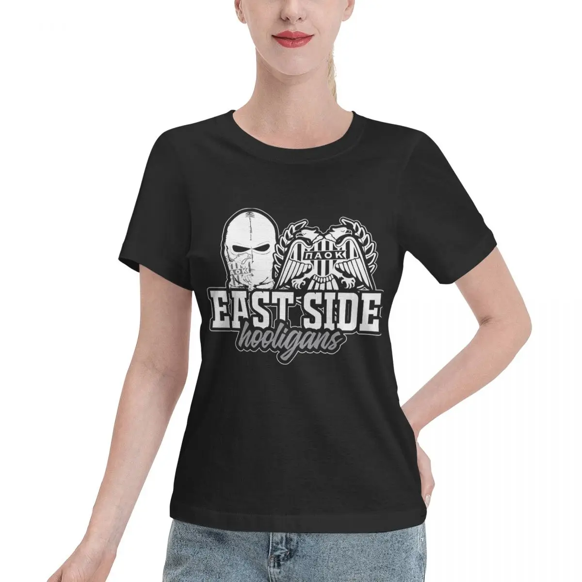 Value Pack Paok East Side Hooligans Women's T-shirt Breathable Wear Oversized Top