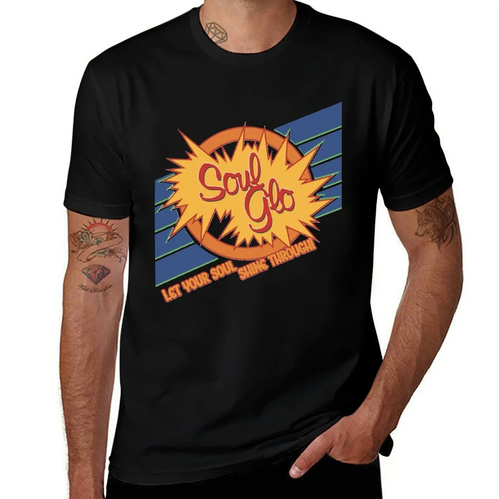 

Soul Glo T-Shirt man t shirt cotton high quality man t shirt summer T-Shirt
