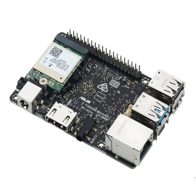 Tinker Board 3 A credit-card sized Rockchip RK3566 SBC with 12V to 19V DC input