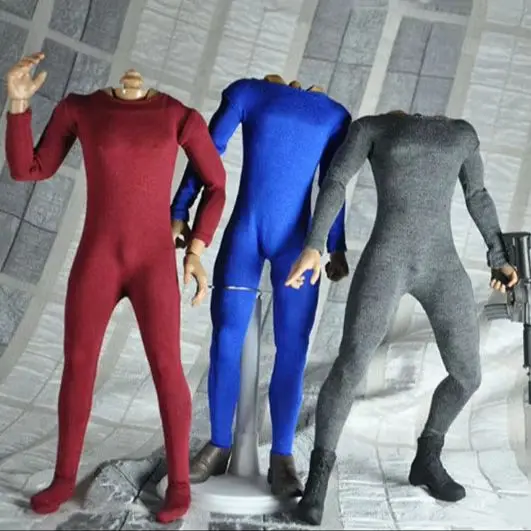 

1/6 scale male dolls clothes Multi-color onesies sleeveless bodysuit fit 12'' action figure body model