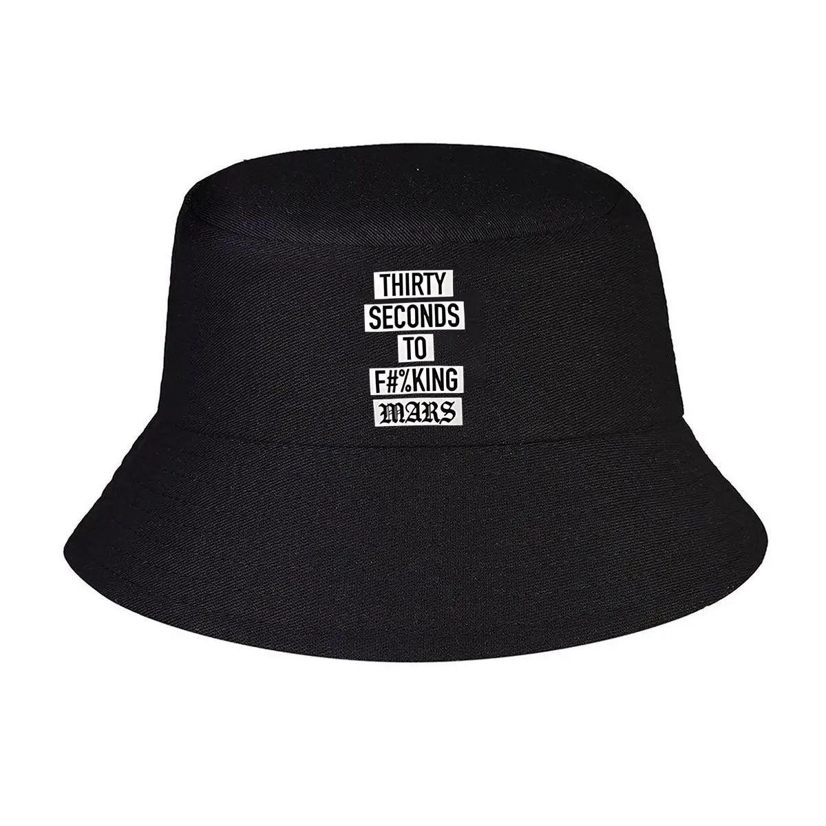 Thirty Seconds To Mars Ransom Note Style Text Fisherman Hat Winter Cap