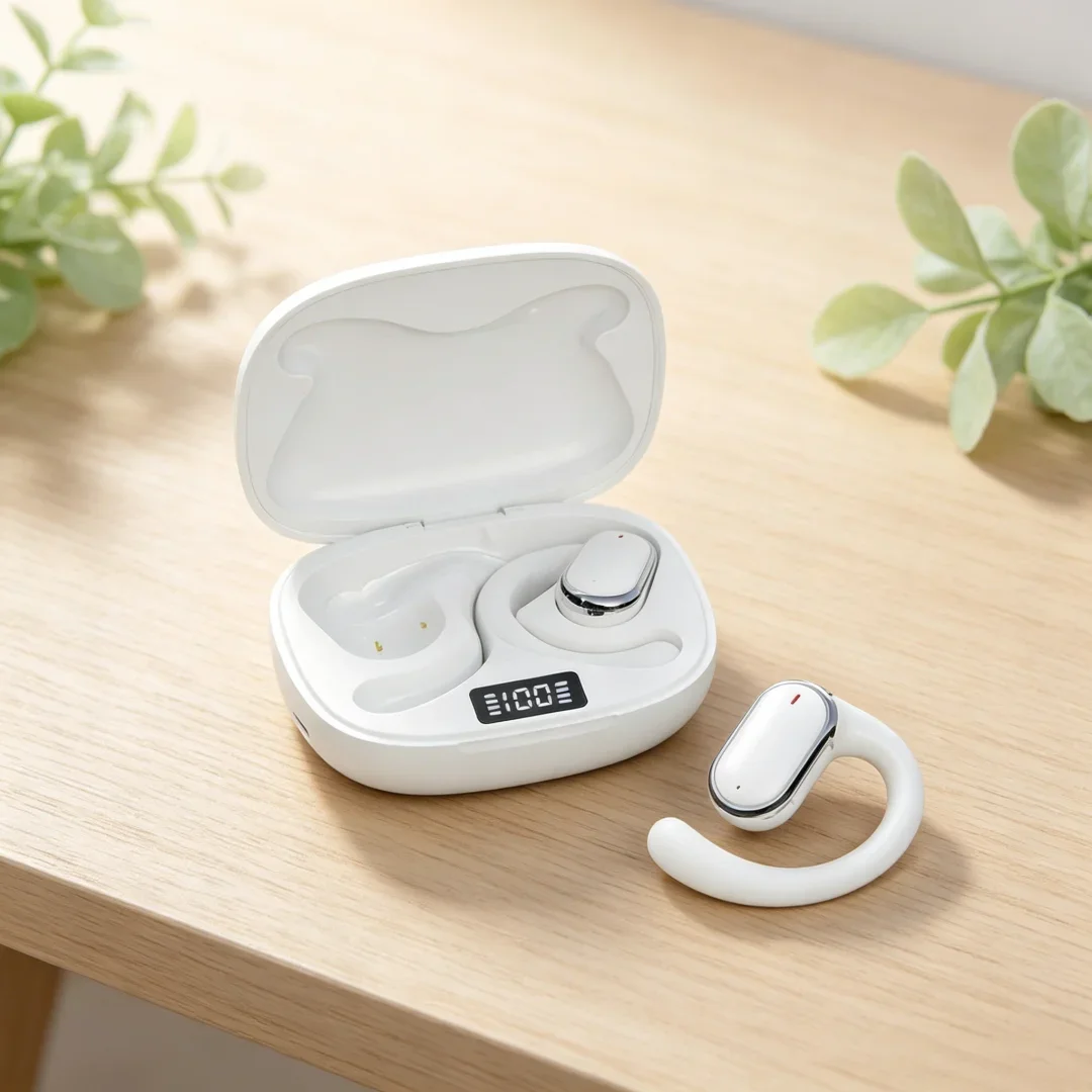 TWS Wireless Headphones Wireless Earbuds Aerodynamic Bluetooth Earphones Significantly Reduce Wind Noise During Outdoor Cycling